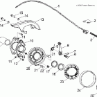 SPORTSMAN 90 - A07FA09AA/AB Brake, rear
