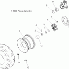 SPORTSMAN X2 500 EFI QUAD - A07TH50EA Колесо заднее