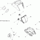 SPORTSMAN 450 - A07MH46AA/AZ Headlight pod and speedometer