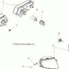 SPORTSMAN 450 - A07MH46AA/AZ Electrical, taillamps / headlights