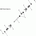 SPORTSMAN X2 800 EFI - A07TH76AU/TN76AF/AL/AU Transmission, shift forks