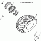 SAWTOOTH 200 - A07SB20AA Колесо заднее