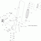 SPORTSMAN 800 EFI - A07MH76AL/AQ/AX/AY/AZ/MN76AF/AT/AY Suspension, strut, front
