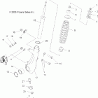 SPORTSMAN 500 EFI INTL - A07MH50FC Suspension, strut, front