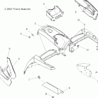 SPORTSMAN 500 EFI INTL - A07MH50FC Cab, front