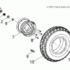 OUTLAW 90 - A07KA09AA/AB/AD Колесо переднее