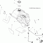 SPORTSMAN 500 EFI INTL - A07MH50FC Топливный бак