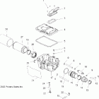SCRAMBLER 500 2X4 INTL - A07BA50FA Воздушный фильтр
