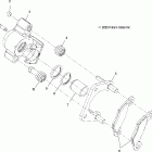 SPORTSMAN X2 800 EFI - A07TH76AU/TN76AF/AL/AU Тормозной суппорт задний