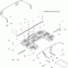 SPORTSMAN 800 EFI - A07MH76AL/AQ/AX/AY/AZ/MN76AF/AT/AY Rack mounting, rear
