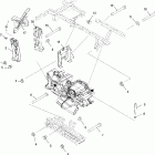 SPORTSMAN X2 800 EFI - A07TH76AU/TN76AF/AL/AU Transmission, mounting
