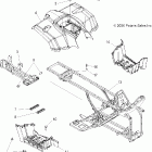 HAWKEYE 2X4/4X4 - A07LB27AA/AC/LH27AA/AB/AC/AD/AL Cab, rear, frame and footwells