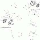 SPORTSMAN X2 500 EFI QUAD - A07TH50EA Brake, lines, rear