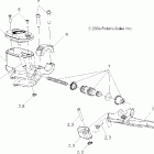 SPORTSMAN 800 EFI - A07MH76AL/AQ/AX/AY/AZ/MN76AF/AT/AY Brake, hand