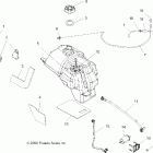 SPORTSMAN 800 EFI - A07MH76AL/AQ/AX/AY/AZ/MN76AF/AT/AY Топливный бак