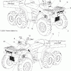 SPORTSMAN 6X6 - A07CL50AA Наклейки
