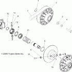 SPORTSMAN X2 800 EFI - A07TH76AU/TN76AF/AL/AU Муфта сцепления