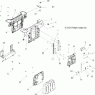 SPORTSMAN X2 800 EFI - A07TH76AU/TN76AF/AL/AU Seat, passenger, back