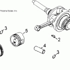 SPORTSMAN 90 - A07FA09AA/AB Колен.вал и поршни