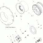 HAWKEYE 2X4/4X4 - A07LB27AA/AC/LH27AA/AB/AC/AD/AL Wheel, front and brake disk / hubs