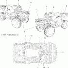 SPORTSMAN X2 800 EFI - A07TH76AU/TN76AF/AL/AU Наклейки