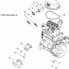 SPORTSMAN 800 EFI INTL - A07MH76FA Engine, throttle body mounting