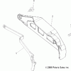 OUTLAW 525 - A07GP52AA/AB Sprocket guard, front