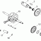SAWTOOTH 200 - A07SB20AA Колен.вал и поршни
