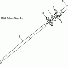 PREDATOR 90 - A06KA09CA Axle, rear wheel