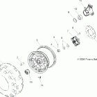 SPORTSMAN 800 EFI - A07MH76AL/AQ/AX/AY/AZ/MN76AF/AT/AY Колесо заднее