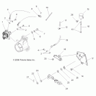 SPORTSMAN 800 EFI -A07MH76AL/AQ/AX/AY/AZ/A2/MN76AF/AT/AY Brake, foot