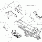 SPORTSMAN X2 800 EFI - A07TH76AU/TN76AF/AL/AU Cab, rear and main frame