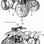 PREDATOR 50 - A07KA05CA/CB/CD Наклейки