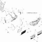 SPORTSMAN X2 800 EFI - A07TH76AU/TN76AF/AL/AU Bumper mounting
