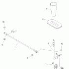 SCRAMBLER 500 2X4 INTL - A07BA50FA Селектор переключения передач