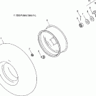 PREDATOR 500/LE - A07GJ50AA/AB/AC Колесо заднее