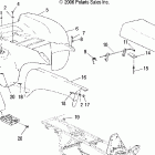 SCRAMBLER 500 4X4 - A07BG50AA/FA Cab, rear