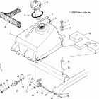 SCRAMBLER 500 2X4 INTL - A07BA50FA Топливная система