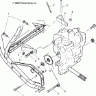 SPORTSMAN 6X6 - A07CL50AA Transmission, mounting