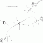 SPORTSMAN 800 EFI INTL - A07MH76FA Brake lines, front