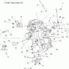 SCRAMBLER 500 2X4 INTL - A07BA50FA Крепление двигателя