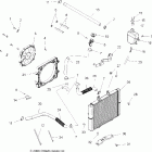 SPORTSMAN X2 800 EFI - A07TH76AU/TN76AF/AL/AU Система охлаждения
