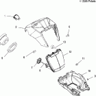 SPORTSMAN X2 800 EFI - A07TH76AU/TN76AF/AL/AU Headlight pod and speedometer