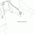 SPORTSMAN X2 800 EFI - A07TH76AU/TN76AF/AL/AU Cab foil, rear