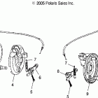 SPORTSMAN 90 - A07FA09AA/AB Brake, front