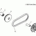SAWTOOTH QUAD - A06PB20VA Муфта сцепления