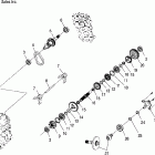 SPORTSMAN 700 - A06MH68AA Gearcase, internal