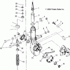 SCRAMBLER 500 4X4 - A06BG50AA Strut, front