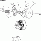 TRAIL BOSS 330 - A06CA32AA Drive clutch / mounting