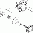 SPORTSMAN 450 - A06MH46AA Привод сцепления